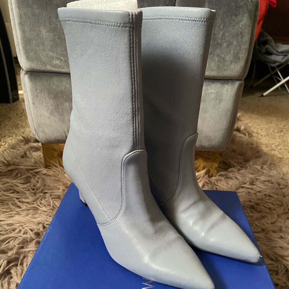 Stuart Weitzman Leather Booties